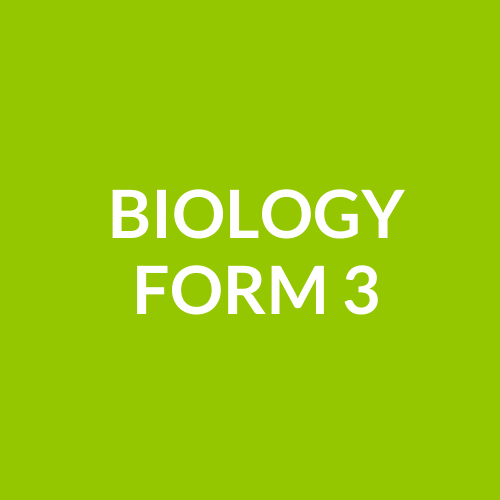 BIOLOGY FORM 3