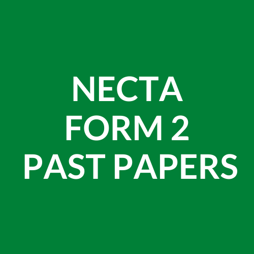 NECTA FORM 2 PAST PAPERS Shule Tanzania